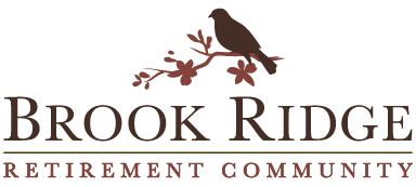 A logo for a retirement community called Brook Ridge. AI generated content